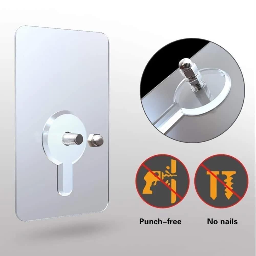 Self Adhesive Hooks for Wall Heavy Duty Strong Nail Free for Hanging Photo Frame Hook (Pack of 10) - Urban Twitch